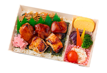 塩麹＆照焼チキンのっけ弁当